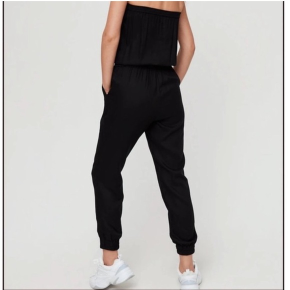 The Aritzia Azure Skies Strapless Jumpsuit. Black. Size Small. - Picture 2 of 9